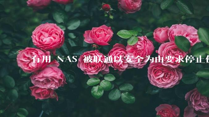 有用 NAS 被联通以安全为由要求停止使用的吗？