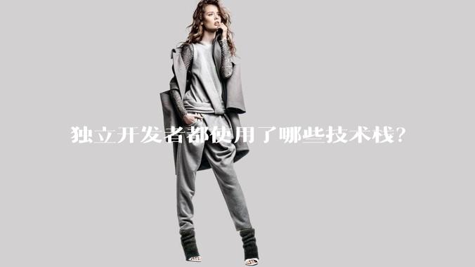 独立开发者都使用了哪些技术栈？