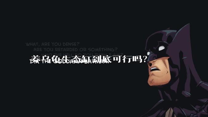 养乌龟生态缸到底可行吗？