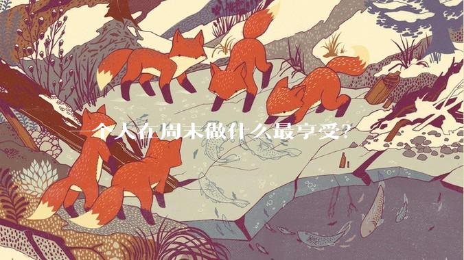 一个人在周末做什么最享受？